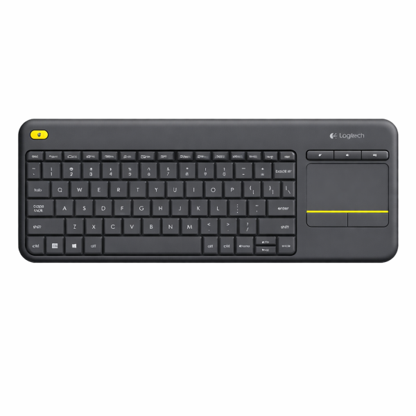Logitech K400+ Wireless Touch Keyboard with Touchpad | Smart TV & PC Control