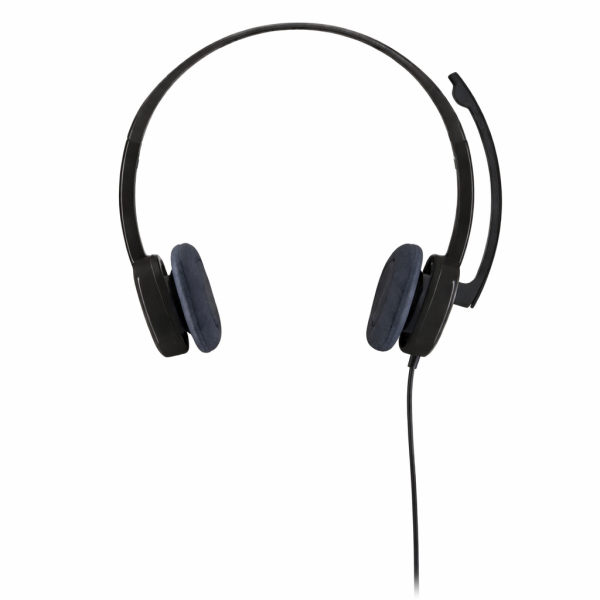 Logitech H151 Stereo Headset with Noise-Cancelling Microphone – 3.5mm Jack