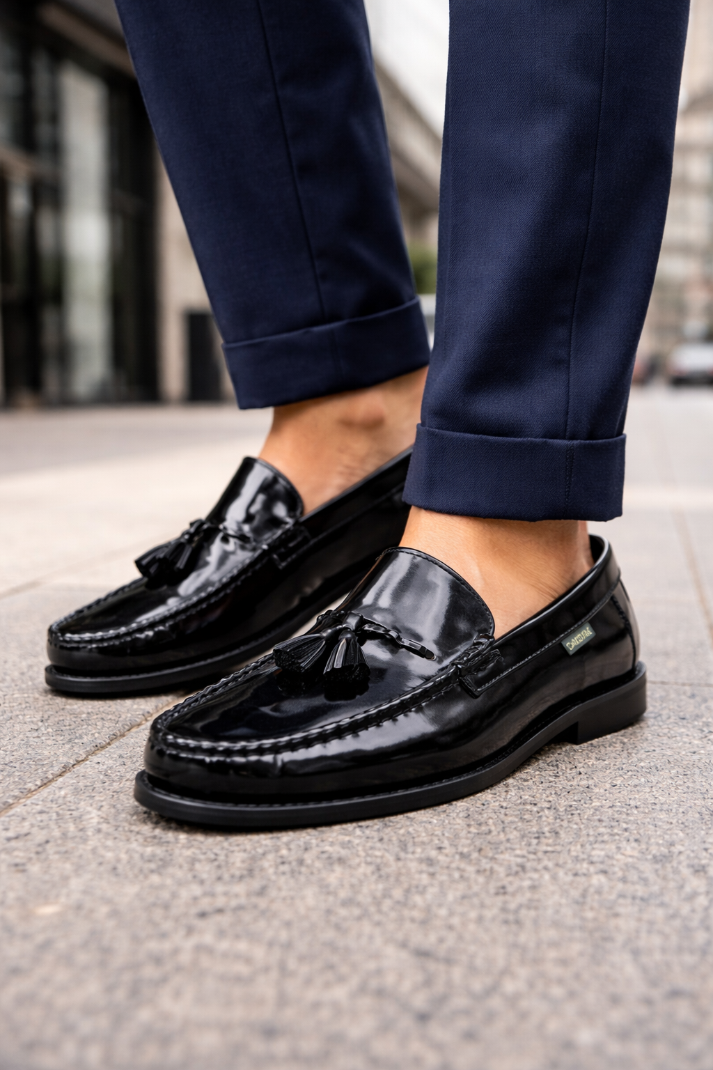 Dakotas Tommy Hi-Shine Moc – Black | Genuine Leather Smart Loafer (Limited Stock) - Image 3