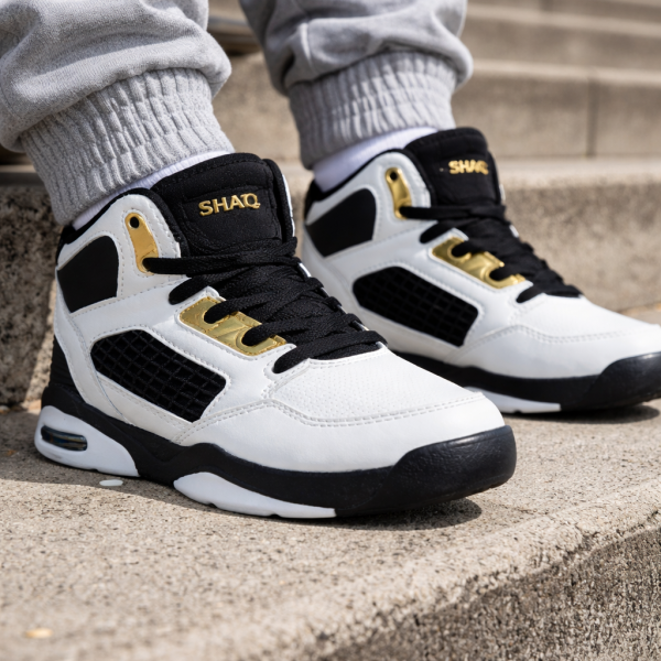 Shaq Bankshot White Black Gold Men’s Sneakers – Limited Stock | Fast SA Delivery - Image 5