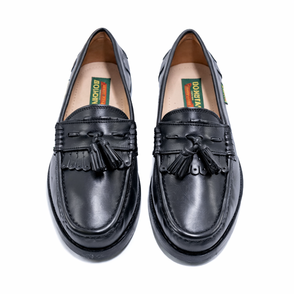 Dakotas Trevor Casual Shoe – Black | Genuine Leather Tassel Loafer (Handmade) - Image 2