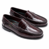 Dakotas Paul Hi-Shine Moc – Genuine Leather Penny Loafer (Burgundy)