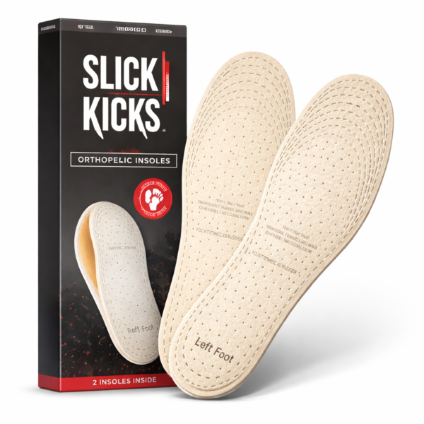 Alternative view of Slick Kicks Orthopedic Insoles – Arch Support Comfort Inserts