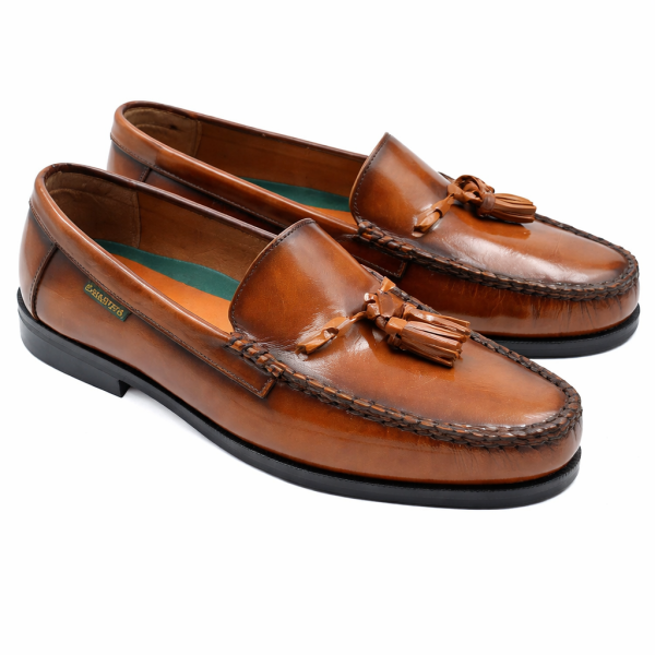 Dakotas Tommy Hi-Shine Moc – Tan | Genuine Leather Smart Loafer (Limited Stock)
