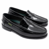 Dakotas Paul Hi-Shine Moc – Black | Genuine Leather Penny Loafer