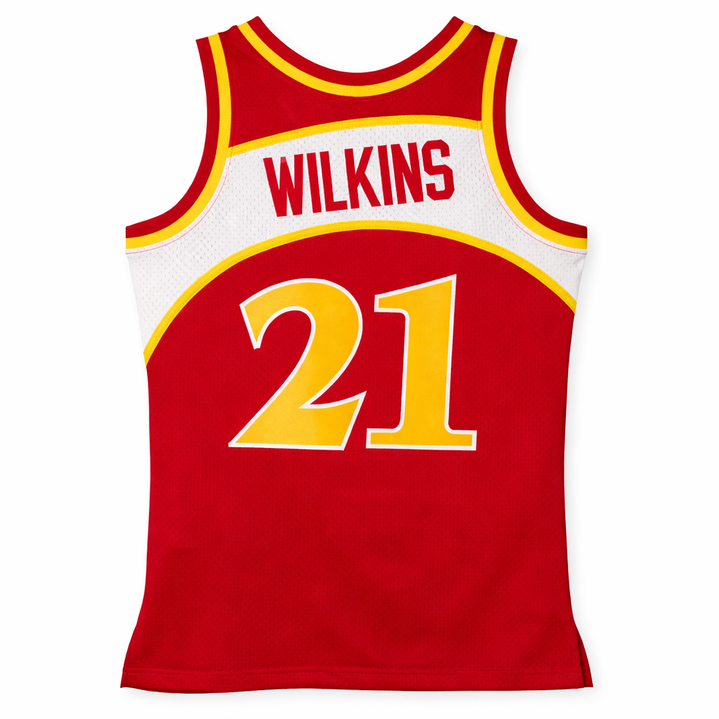 Atlanta Hawks Dominique Wilkins #21 Jersey (PRE-ORDER – Monthly Drop) - Image 2