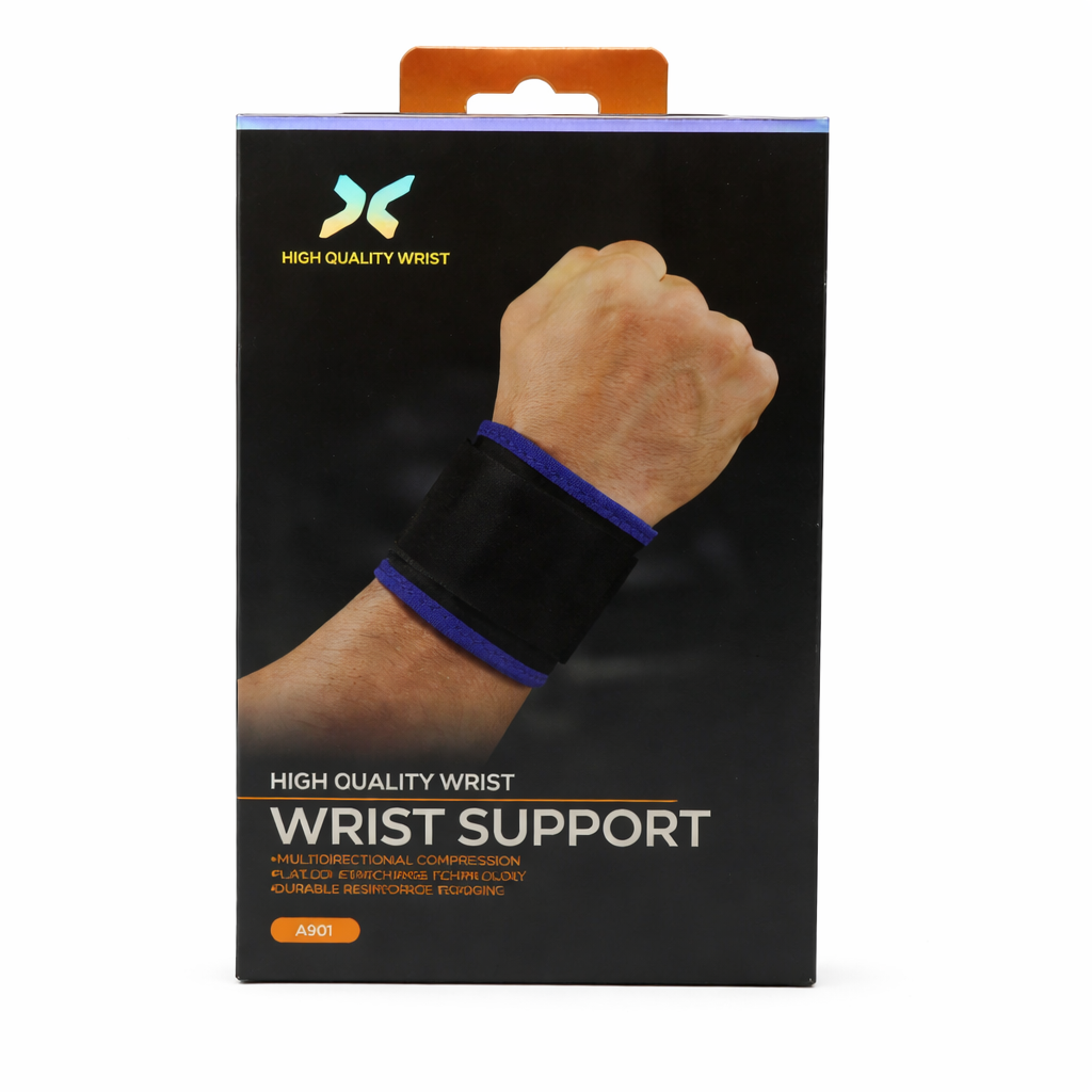 Casey FlexGuard Wrist Support Strap – Adjustable Compression Wrist Brace for Gym, Sports & Daily Support
