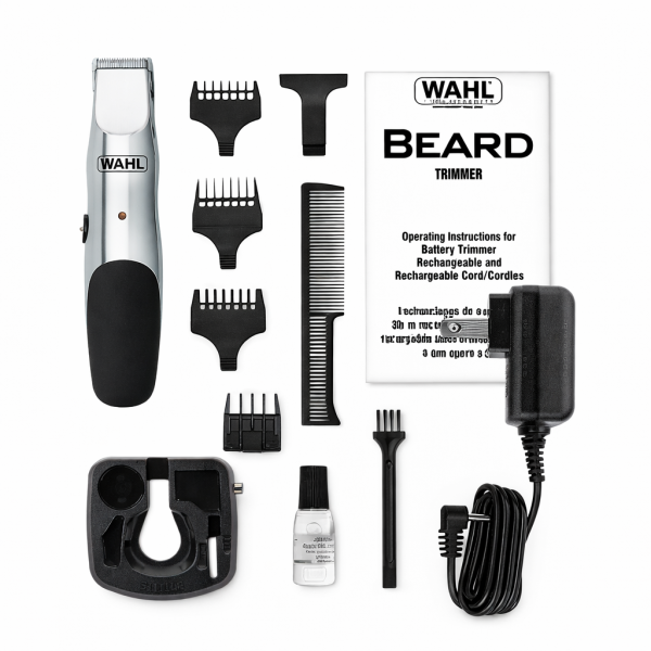 Wahl Cordless Beard & Hair Trimmer Kit – Groomsman Endurance Rechargeable Precision Trimmer