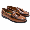 Dakotas Kelvin Hi-Shine Moc Tassel Loafers – Tan Genuine Leather