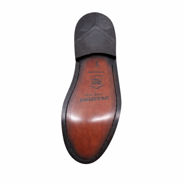Dakotas Kelvin Hi-Shine Moc – Burgundy Genuine Leather Tassel Loafer - Image 4