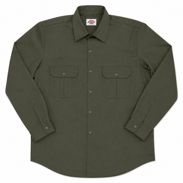 Dickies 847 Men’s Cotton Shirt – Olive