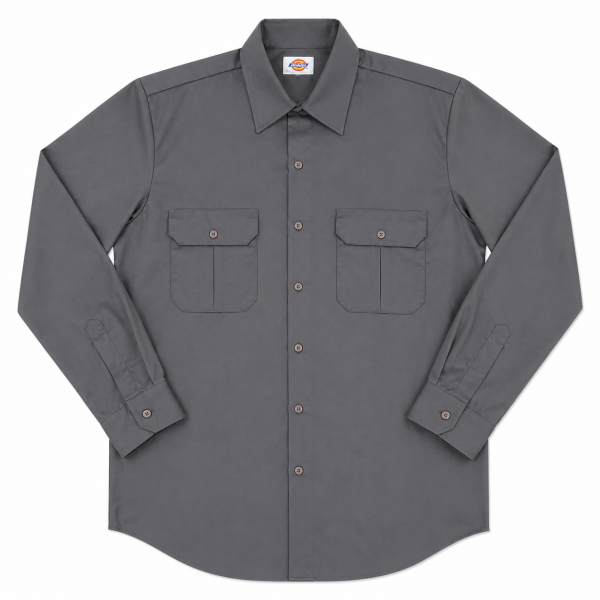 Dickies 847 Men’s Cotton Shirt – Slate Grey