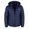 Lee Cooper Men’s Navy Puffer Jacket – Hooded Winter Essential