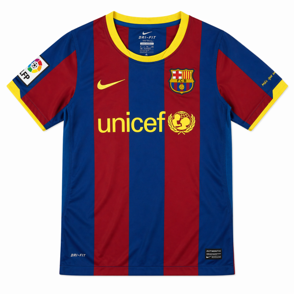 Barcelona Kids 2010/11 Home Jersey – Classic Blue & Red (PRE-ORDER | Retro Kit)
