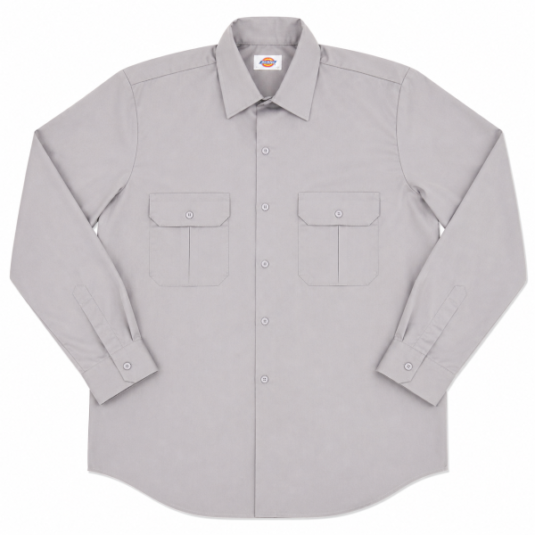 Dickies 847 Men’s Cotton Shirt – Light Grey