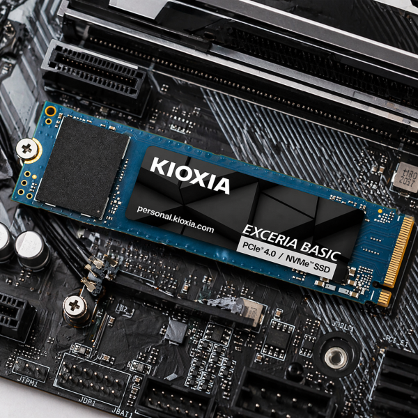Alternative view of Kioxia Exceria Basic 1TB NVMe SSD (M.2 2280 PCIe 4.0) – 6600MB/s | Internal Solid State Drive