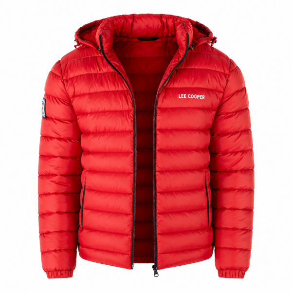 Billy Red Puffer Jacket – Men’s Lightweight Winter Jacket