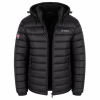 Lee Cooper Men’s Black Puffer Jacket – Hooded Winter Essential