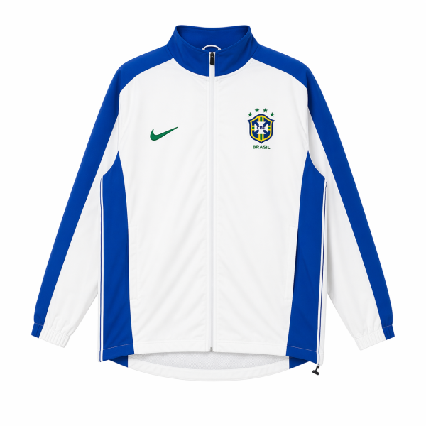 Brazil 1998 White Retro Windbreaker Jacket (PRE-ORDER – Vintage Drop)