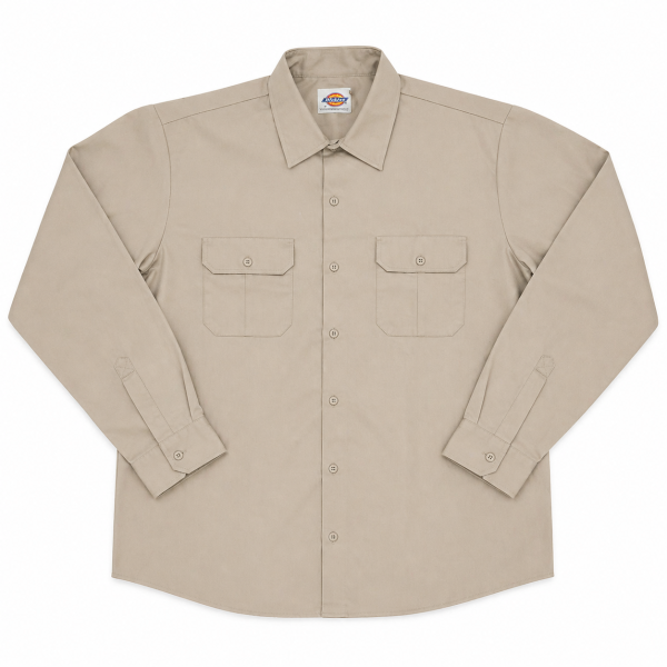 Dickies 847 Men’s Cotton Shirt – Khaki