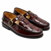 Dakotas Oliver Hi-Shine Moc – Burgundy Genuine Leather Moccasin Shoe