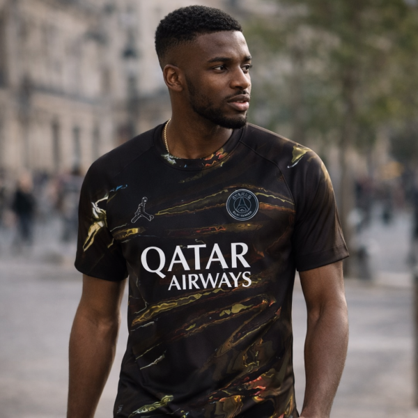 Alternative view of Paris 2025/26 Night Jersey – PRE-ORDER | PSG Black Special Edition
