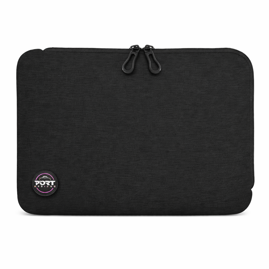 Port Designs Torino II 15.6" Laptop Sleeve Case – Slim Protective Notebook Cover (Black)