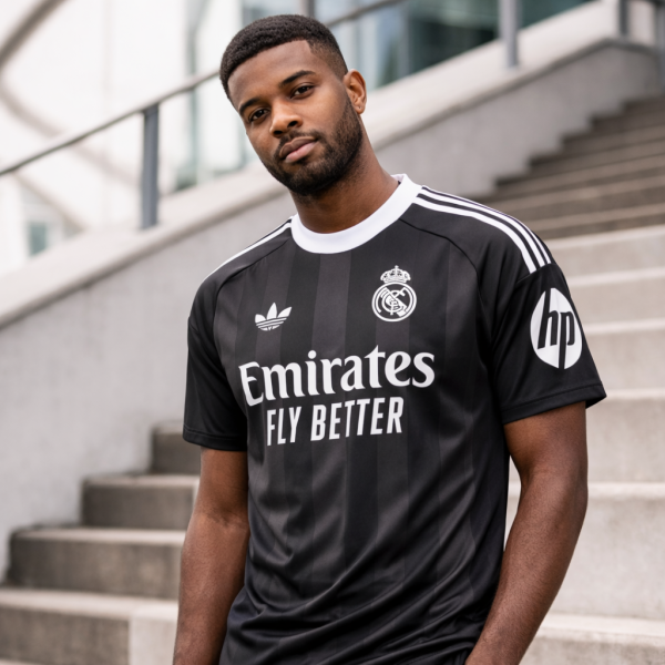 Alternative view of Real Madrid 2025/26 GK Black Jersey – PRE-ORDER (Monthly Drop)