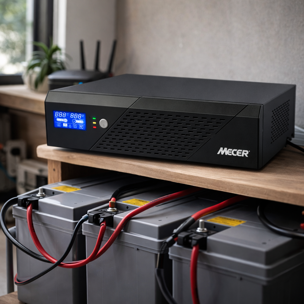 Mecer 2400VA 1440W 24V Inverter – Load Shedding Backup Power Solution with AVR & LCD Display - Image 2
