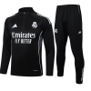 Real Madrid 2025/26 Black Half-Zip Training Tracksuit Set – PRE-ORDER (Monthly Drop)