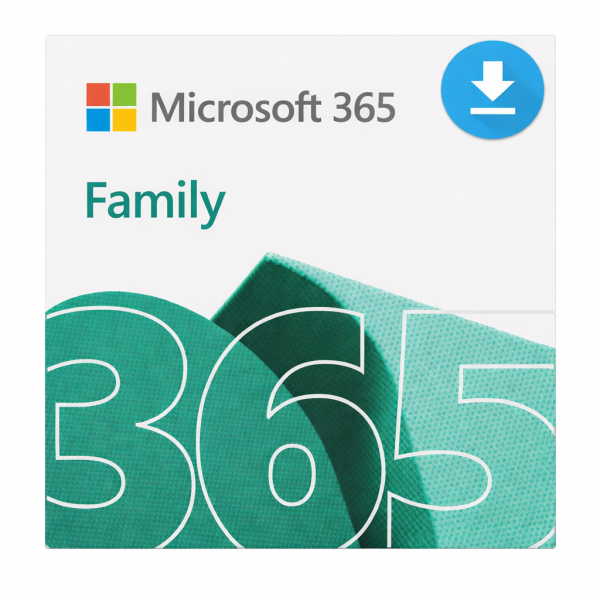 Microsoft 365 Family Edition with Copilot – 12 Month Subscription | Up to 6 Users | Word, Excel, PowerPoint