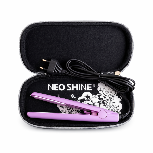 NeoShine Mini Hair Straightener Ceramic Plates Travel Pack – Compact Travel Hair Straightener (140–180°C)