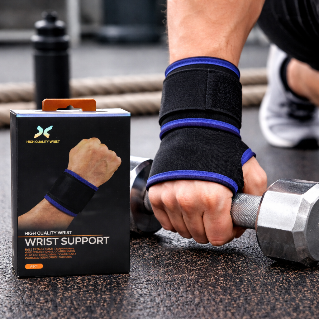 Casey FlexGuard Wrist Support Strap – Adjustable Compression Wrist Brace for Gym, Sports & Daily Support - Image 2