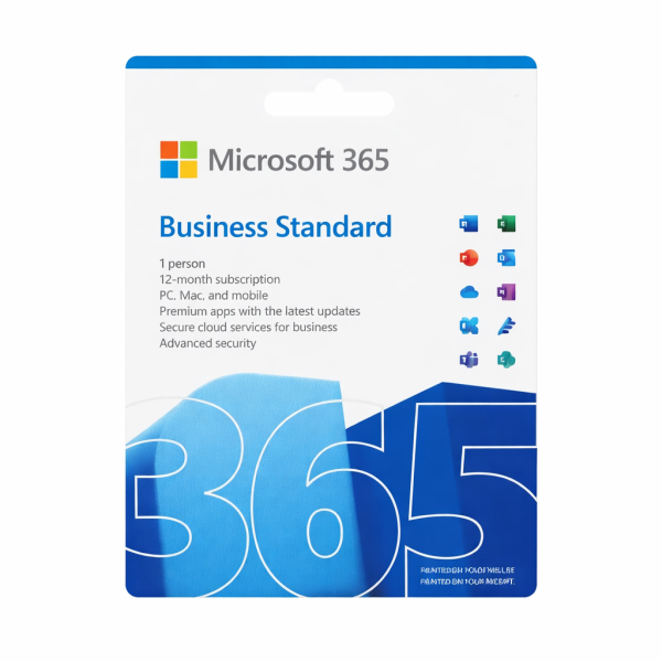 Microsoft 365 Business Standard ESD – 12 Month Subscription | Word, Excel, Outlook, Teams | Digital License