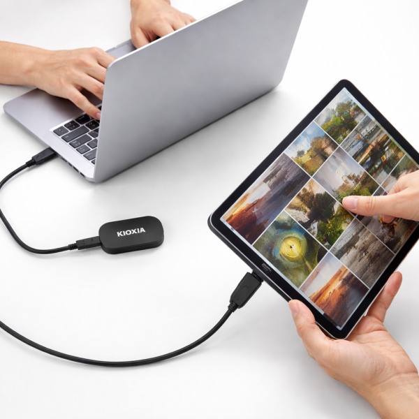 Kioxia Exceria Plus G2 1TB Portable SSD – USB-C USB 3.2 Gen 2 External Solid State Drive - Image 3