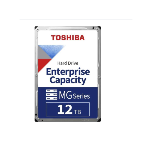 Toshiba Enterprise 12TB SATA Hard Drive – MG Series 7200RPM 3.5" Internal HDD (Server & Backup Storage)
