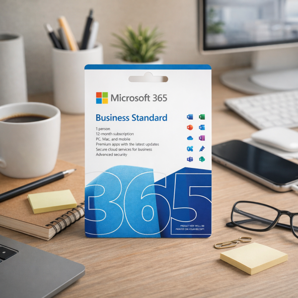 Alternative view of Microsoft 365 Business Standard ESD – 12 Month Subscription | Word, Excel, Outlook, Teams | Digital License