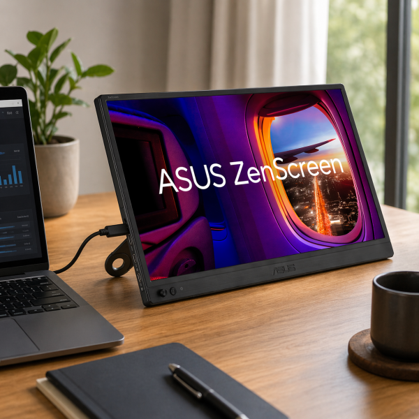 Alternative view of Asus ZenScreen MB169CK 16” Portable Monitor – Full HD USB-C Travel Display