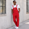 Samson M Club Dungaree – Red Denim Overall