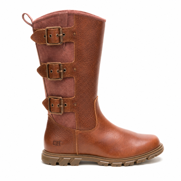 Alternative view of Caterpillar Notion Buckle British Tan Leather Ladies Boot