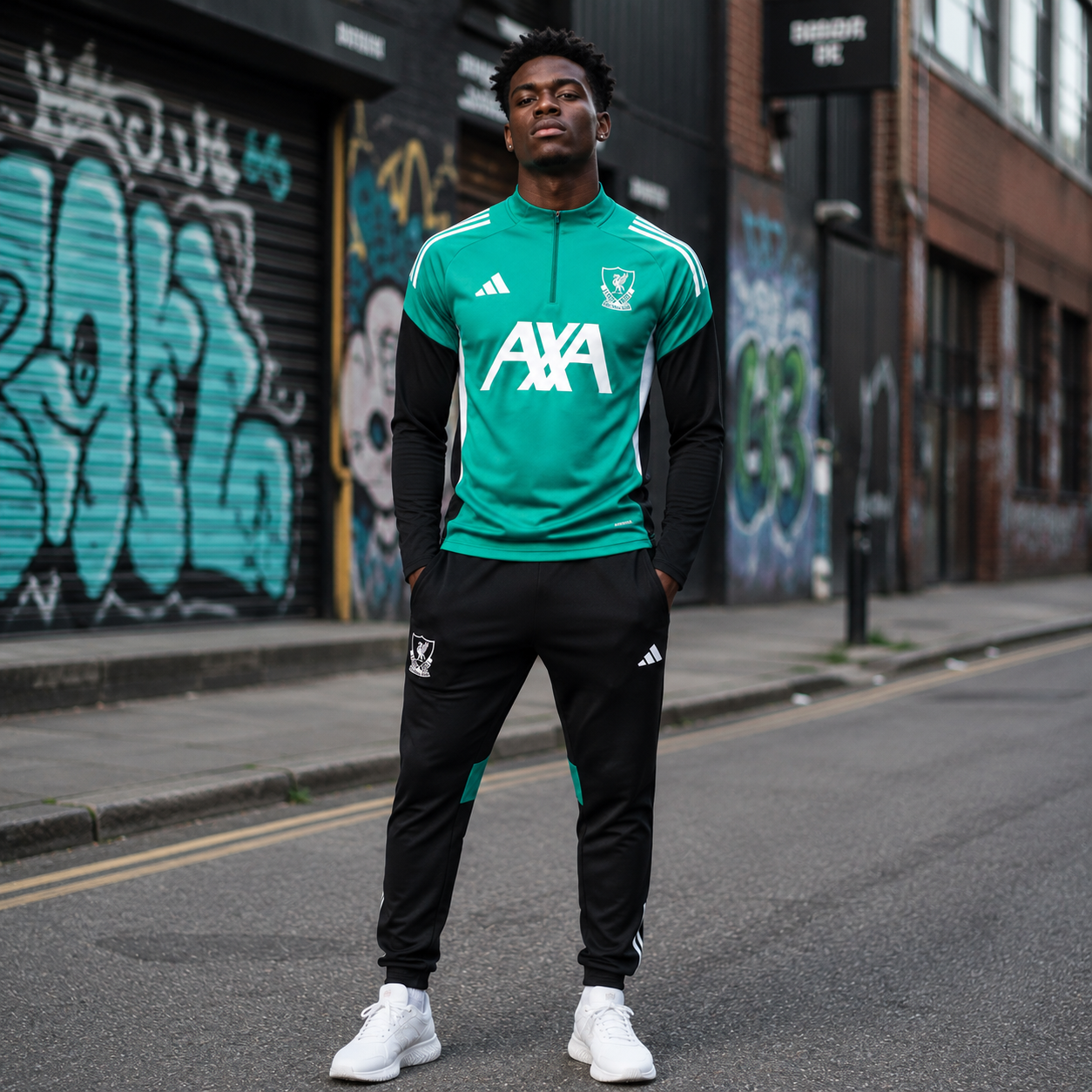 LVP 2025/26 Green Half-Zip Tracksuit Set – PRE-ORDER - Image 2