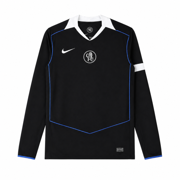 PRE-ORDER Chelsea 2025/26 Third Long Sleeve Jersey – Black Football Shirt