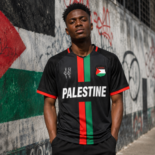 Alternative view of FC Palestine Black Edition Jersey – Limited Monthly Pre-Order