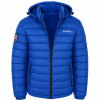 Lee Cooper Men’s Blue Puffer Jacket – Hooded Winter Essential