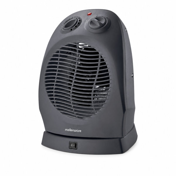 Mellerware 35220GT Oscillation Fan Heater – 2000W Graphite