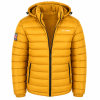 Lee Cooper Men’s Mustard Puffer Jacket – Hooded Winter Essential