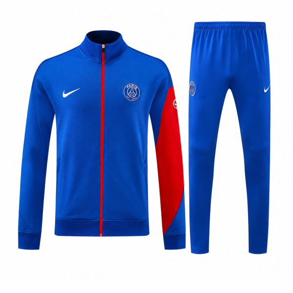 Paris 2025/26 Blue and Red Full-Zip Tracksuit Set – PRE-ORDER | Monthly Bulk Order | Delivery Around 20–25 of the Month