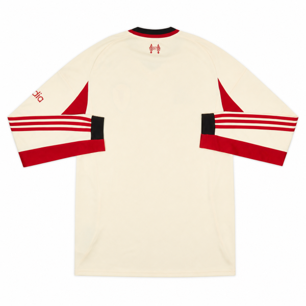 Alternative view of LVP 2025/26 Away Fan Version Long Sleeve Jersey – Cream/Red