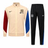 Barcelona 2024/25 Cream and Black Full-Zip Tracksuit Set – PRE-ORDER
