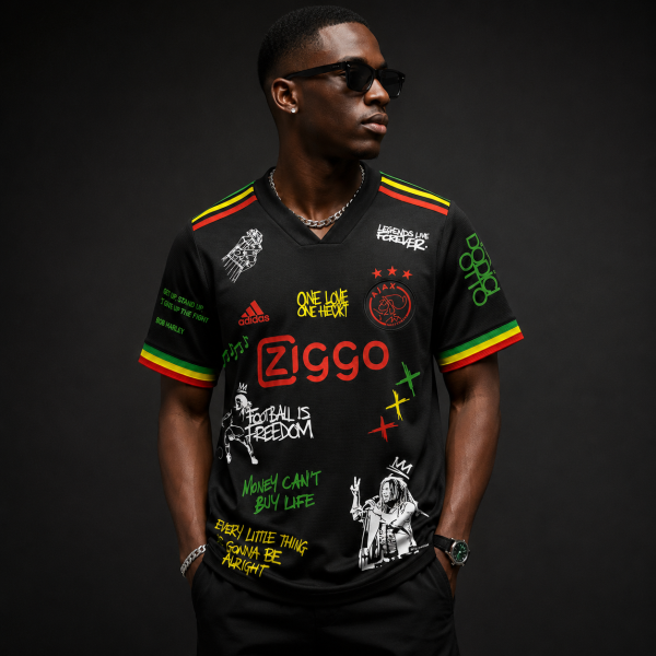Alternative view of Amsterdam 2022/23 Bob Marley Inspired Jersey – Limited Monthly Pre-Order